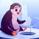 Frozen Fisher Idle Catcher