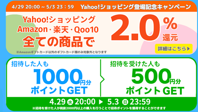 ギバース紹介特典