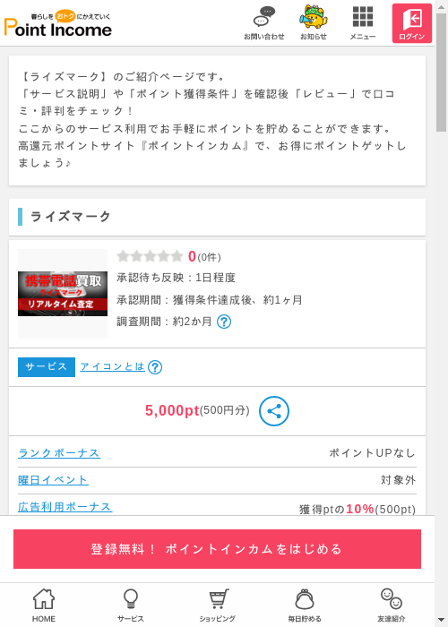 スマの過去最高画像（ポイントインカム・2026年3月9日）