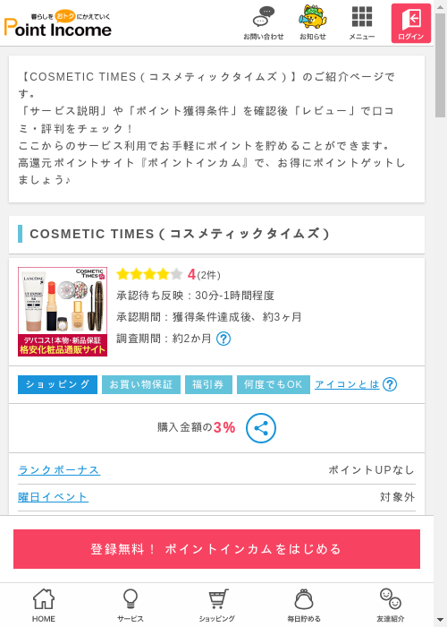 timesの過去最高画像（ポイントインカム・2026年3月9日）