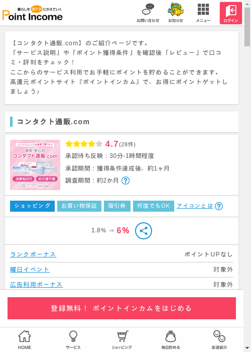 comの過去最高画像（ポイントインカム・2026年3月9日）