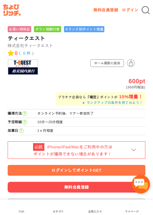 ティークエストの過去最高画像（ちょびリッチ・2026年5月2日）