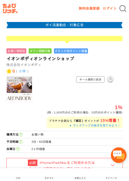イオンの過去最高画像（ちょびリッチ・2026年4月29日）