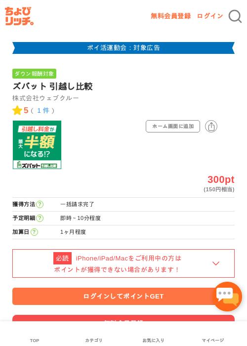 引越の過去最高画像（ちょびリッチ・2026年4月27日）