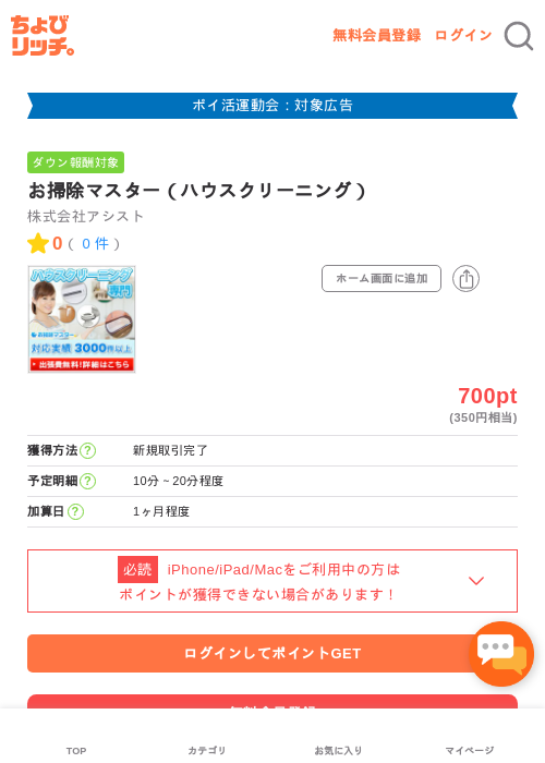 クリーニングの過去最高画像（ちょびリッチ・2026年4月27日）