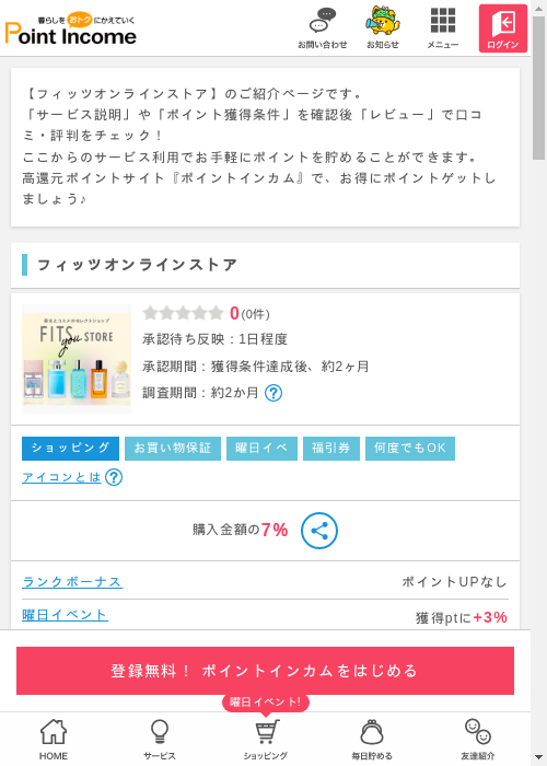 ラインの過去最高画像（ポイントインカム・2026年3月7日）