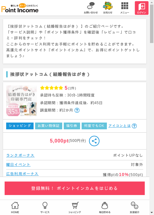 結婚の過去最高画像（ポイントインカム・2026年3月12日）