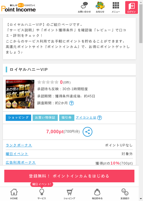 ロイの過去最高画像（ポイントインカム・2026年3月11日）