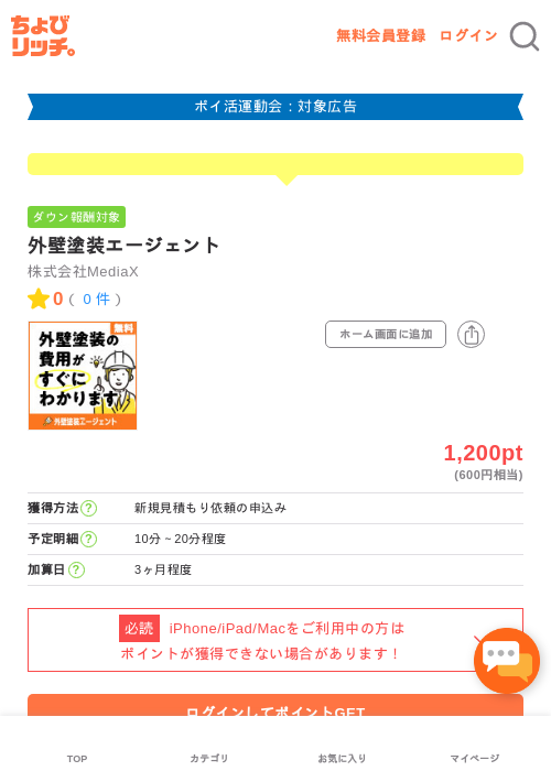 外壁塗装エージェントの過去最高画像（ちょびリッチ・2026年4月27日）
