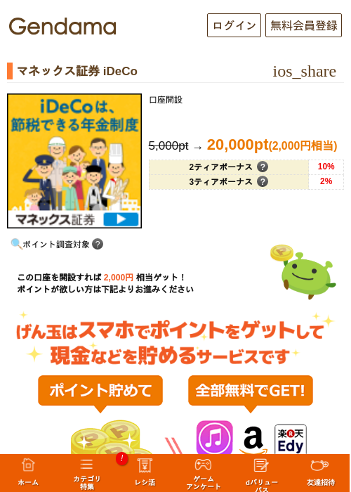 マネックス証券 iDeCoの過去最高画像（げん玉・2026年6月5日）