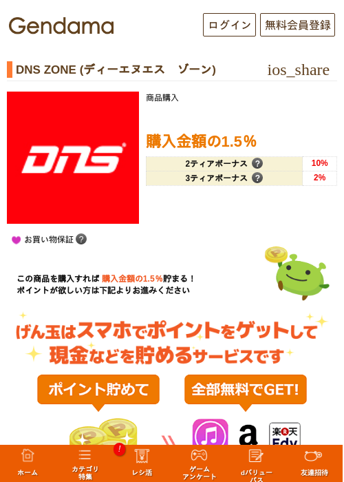DNS ZONE (ディーエヌエス　ゾーン)の過去最高画像（げん玉・2026年5月17日）