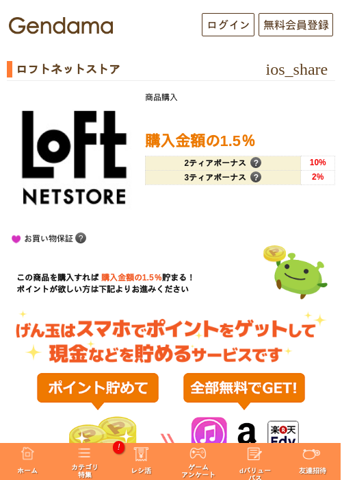 ロフトネットストアの過去最高画像（げん玉・2026年5月5日）