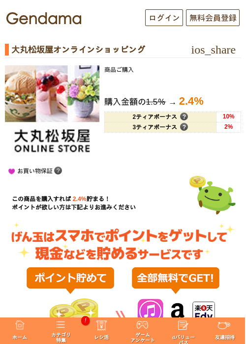 大丸松坂屋オンラインショッピングの過去最高画像（げん玉・2026年5月5日）
