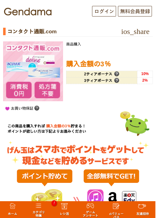 コンタクト通販.comの過去最高画像（げん玉・2026年5月6日）