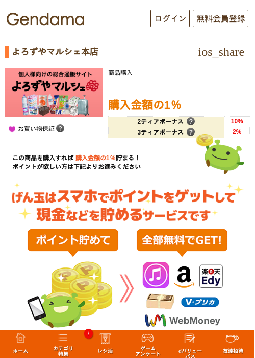 よろずやマルシェ本店の過去最高画像（げん玉・2026年5月16日）