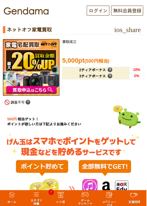 ネットオフ 買取の過去最高画像（げん玉・2026年5月6日）