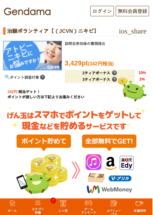 治験ボランティア【（JCVN）ニキビ】の過去最高画像（げん玉・2026年5月10日）