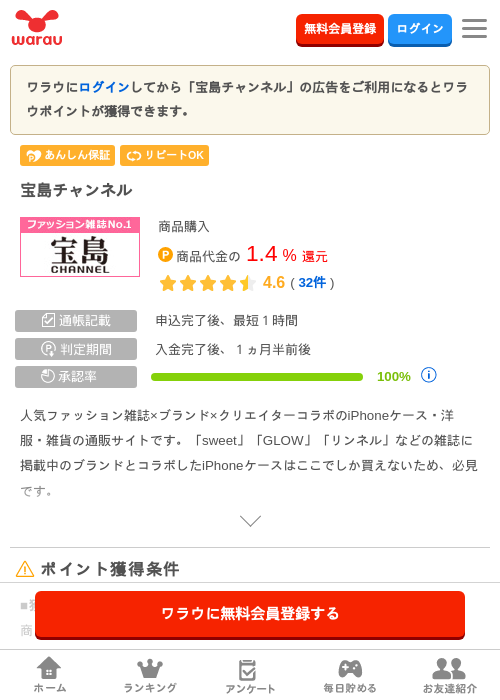 宝島チャンネル の過去最高画像（ワラウ・2026年4月2日）
