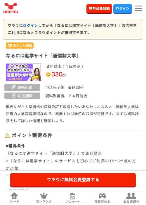 なるにはの過去最高画像（ワラウ・2026年4月4日）