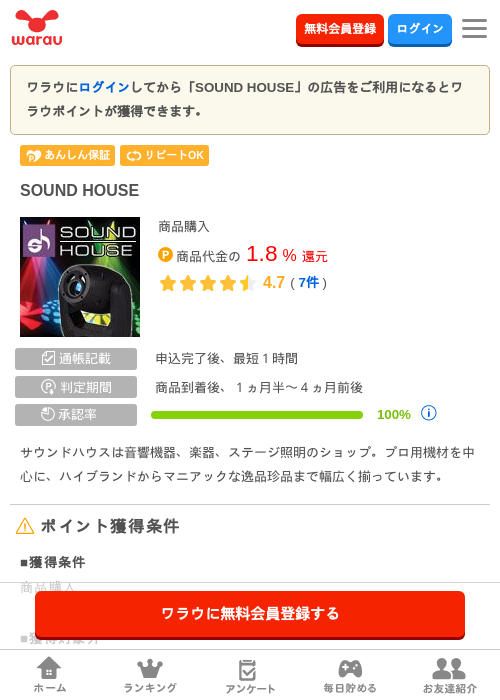 SoundHouseの過去最高画像（ワラウ・2026年4月3日）