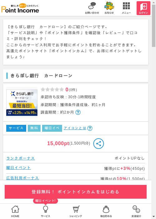 ポイントインカム過去最高画像