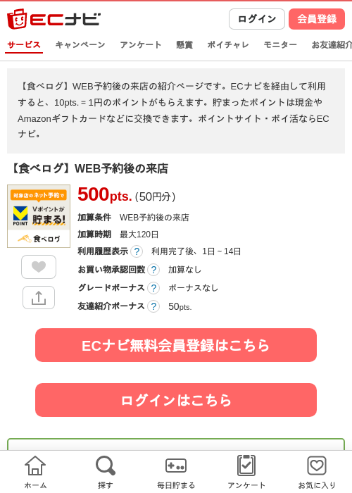 食べログの過去最高画像（ECナビ・2026年4月24日）