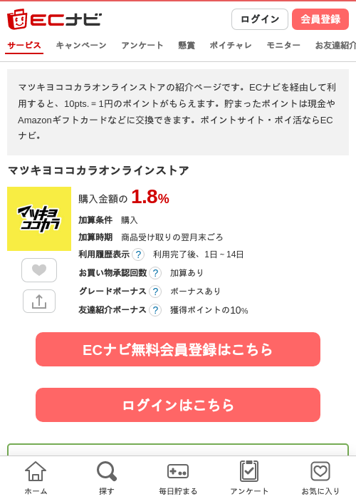 マツキヨの過去最高画像（ECナビ・2026年4月22日）