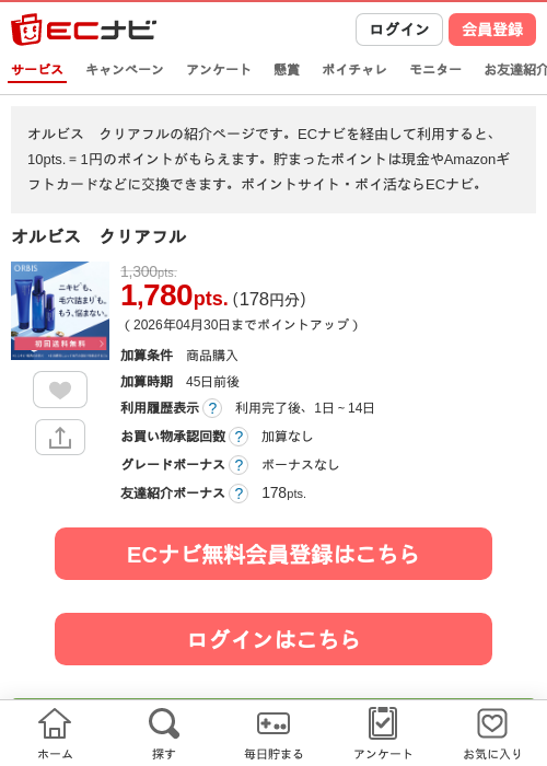 オルビスの過去最高画像（ECナビ・2026年4月23日）