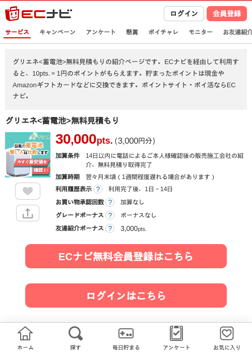 蓄電池の過去最高画像（ECナビ・2026年4月23日）