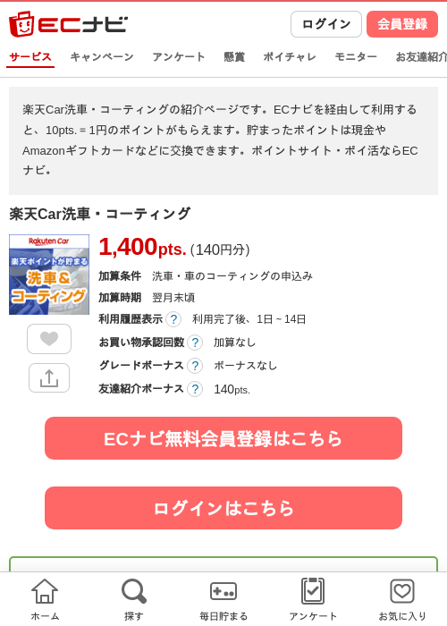 楽天carの過去最高画像（ECナビ・2026年4月23日）