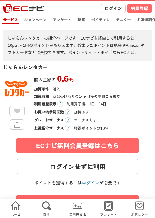 レンタカーの過去最高画像（ECナビ・2026年4月22日）