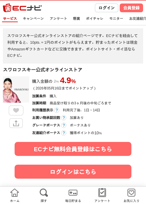 オンラインの過去最高画像（ECナビ・2026年4月23日）