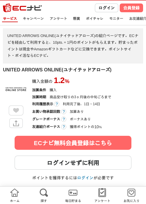 アローの過去最高画像（ECナビ・2026年4月12日）