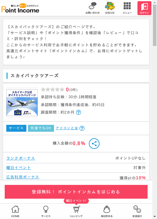 パックの過去最高画像（ポイントインカム・2026年3月8日）