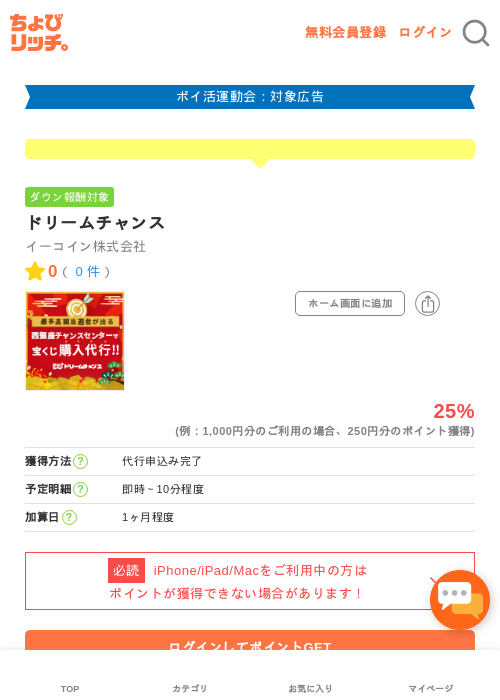 ドリームチャンスの過去最高画像（ちょびリッチ・2026年4月27日）