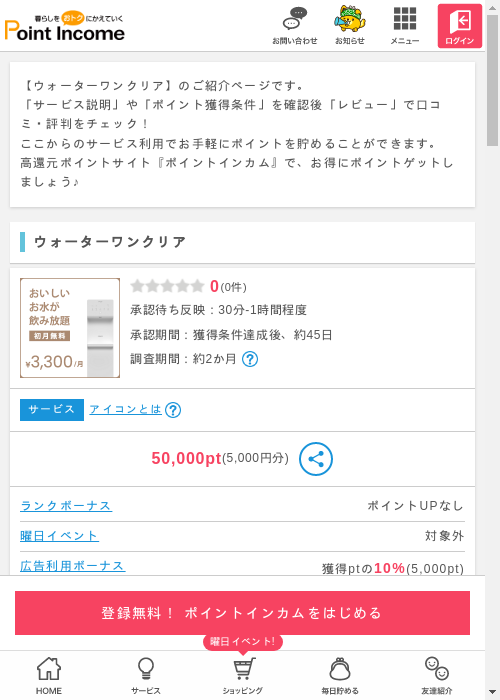 オーダーの過去最高画像（ポイントインカム・2026年3月8日）