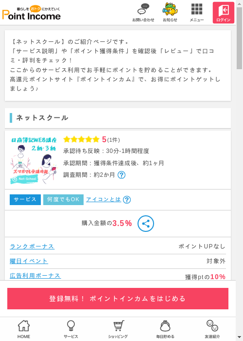 ネットスクールの過去最高画像（ポイントインカム・2026年3月6日）