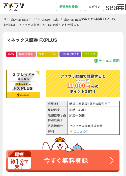 マネックスの過去最高画像（アメフリ・2026年5月4日）