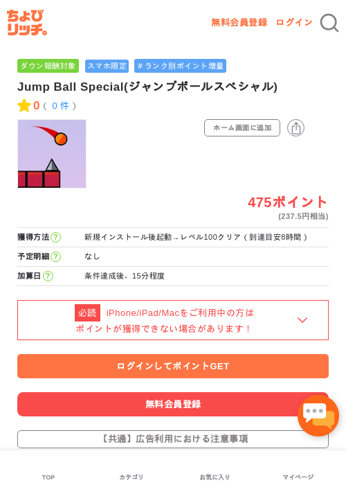 Jump Ball Special(ジャンプボールスペシャル)の過去最高画像（ちょびリッチ・2026年5月2日）