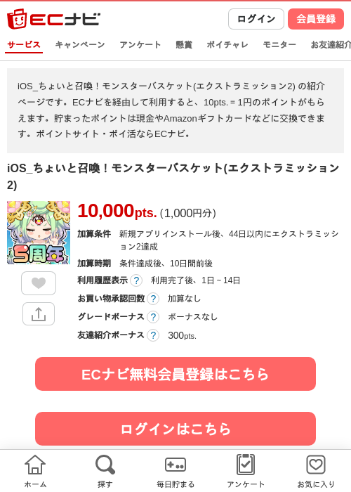ちょいと召喚!の過去最高画像（ECナビ・2026年4月20日）
