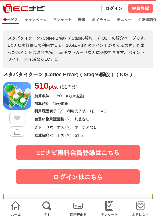 スタバの過去最高画像（ECナビ・2026年4月21日）