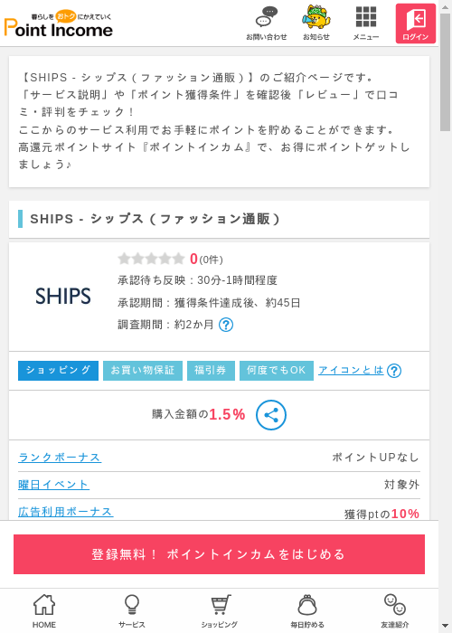 ファッションの過去最高画像（ポイントインカム・2026年3月9日）