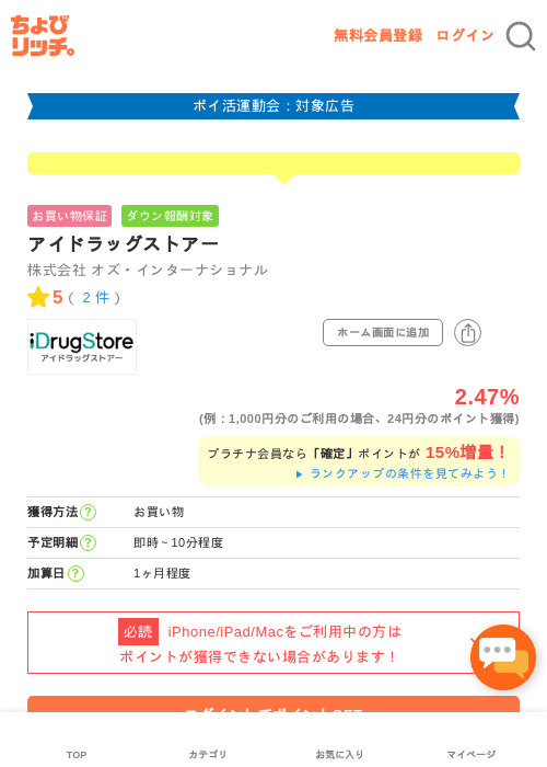 アイドラッグの過去最高画像（ちょびリッチ・2026年4月29日）