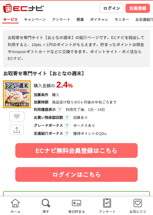 おとなのの過去最高画像（ECナビ・2026年4月19日）
