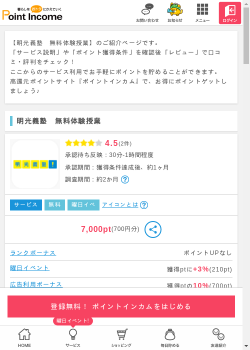 光 光の過去最高画像（ポイントインカム・2026年3月11日）
