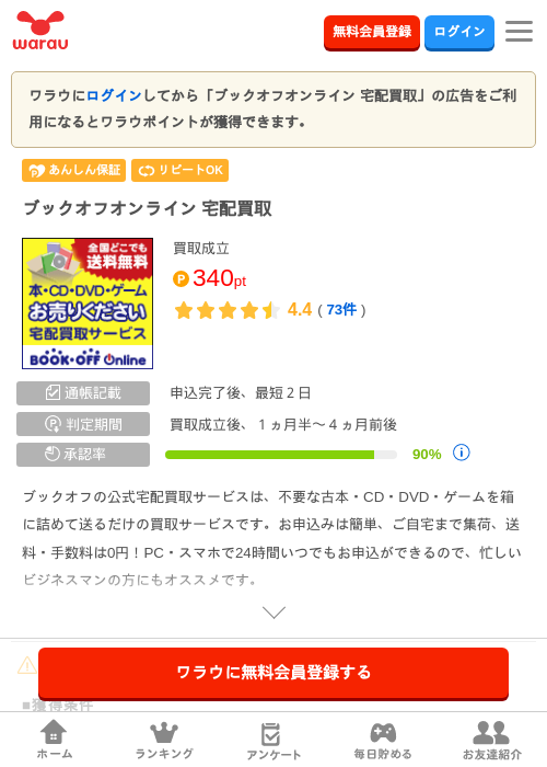 ブックオフオンラインの過去最高画像（ワラウ・2026年4月9日）