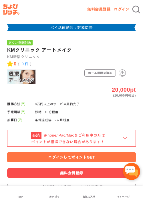 KMクリニック アートメイクの過去最高画像（ちょびリッチ・2026年4月28日）