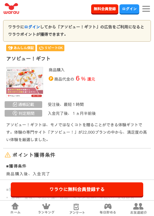 アソビューの過去最高画像（ワラウ・2026年3月27日）