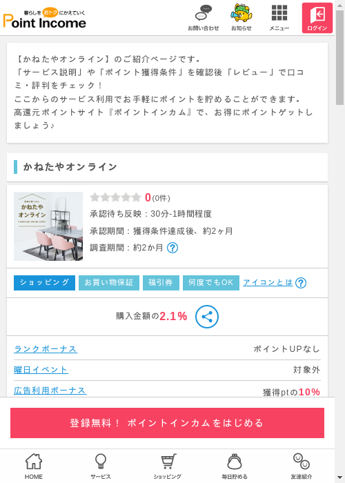 ポイントインカム過去最高画像