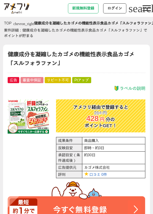 カゴメの過去最高画像（アメフリ・2026年4月30日）
